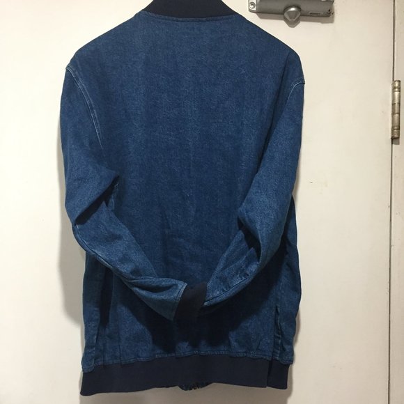 OSOS DENIM BOMBER TALL JACKETS SIZE 6 - Picture 5 of 12